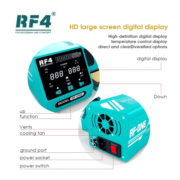 RF4 RF-ONE Intelligent Temperature Control Anti-Static Soldering Station