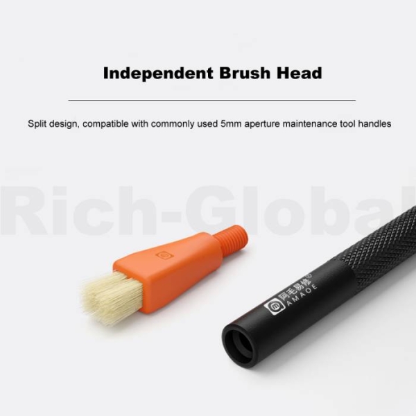 Amaoe M91 Dual Head Cleaning Pure Bristle Brush