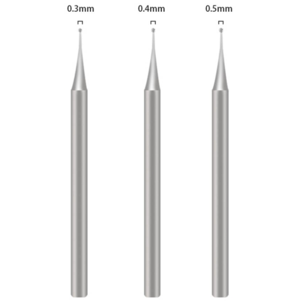 JS-03 Diameter Spherical Straight Needle Laminate Grinding Heads