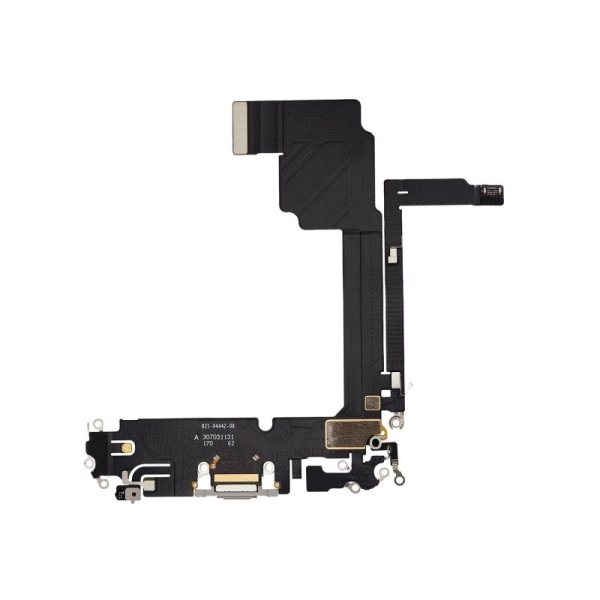 Charging Port Flex Cable For iPhone 15 Pro- White Titanium