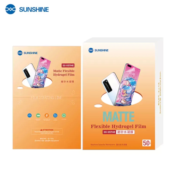 SunShine SS-057HE Matte Water Gel Screen Film 50 PCS