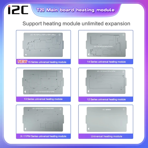 i2C T20 AI Preheating Separate Platform for iPhone X-15ProMax