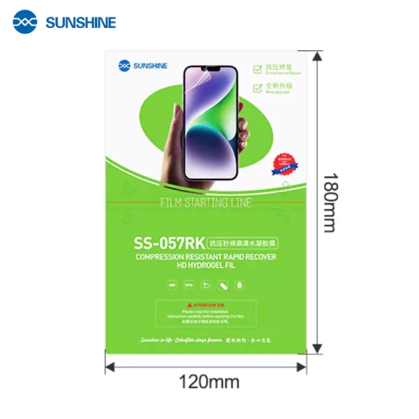 SunShine SS-057RK HD Water Gel Screen EPU Film 50 PCS