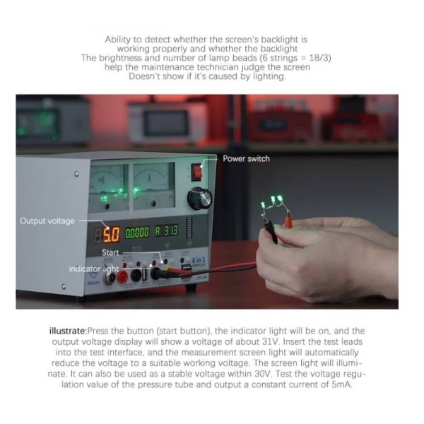 TBK 216 6IN1 DC Voltage Regulated Power Supply