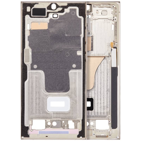 Mid-Frame Compatible For Samsung Galaxy S23 Ultra 5G (International Version) (Cream)