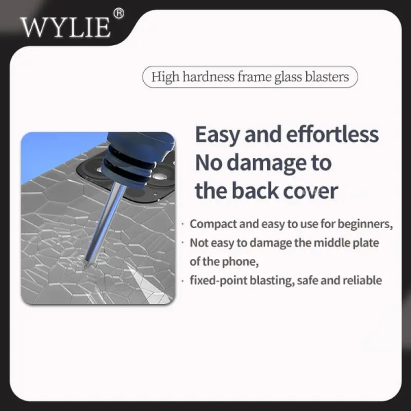 Wylie Back Cover Glass Blasting Demolishing Pen