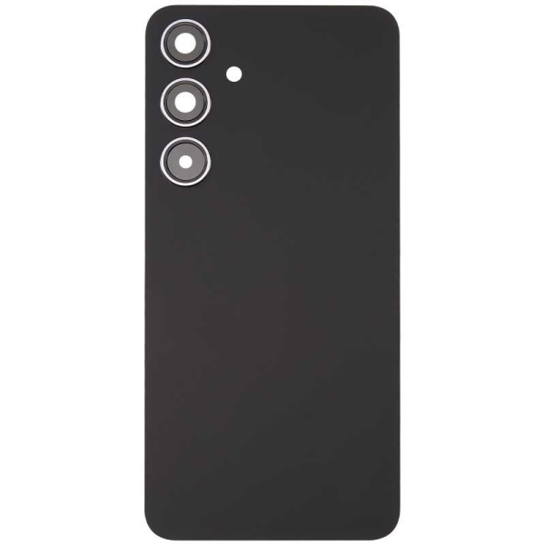 For Samsung Galaxy S24 Plus SM-S926 Back Cover Glass With Camera Lens (No Logo)-Onyx Black