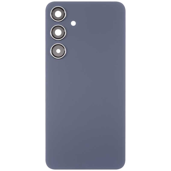 For Samsung Galaxy S24 Plus SM-S926 Back Cover Glass With Camera Lens (No Logo)-Cobalt Violet