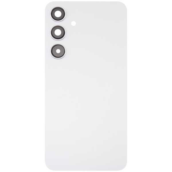 For Samsung Galaxy S24 Plus SM-S926 Back Cover Glass With Camera Lens (No Logo)-Marble Gray