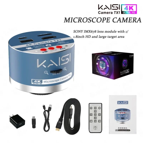 Kaisi TX1 4K HD Dual Interface Industrial Microscope Camera