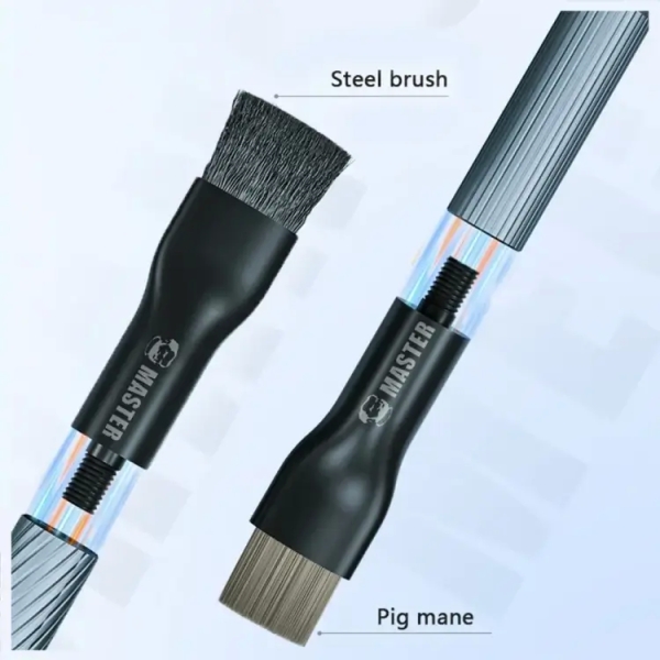 Mechanic Motherboard Chip Double-Ended Degumming Brush Steel Brush