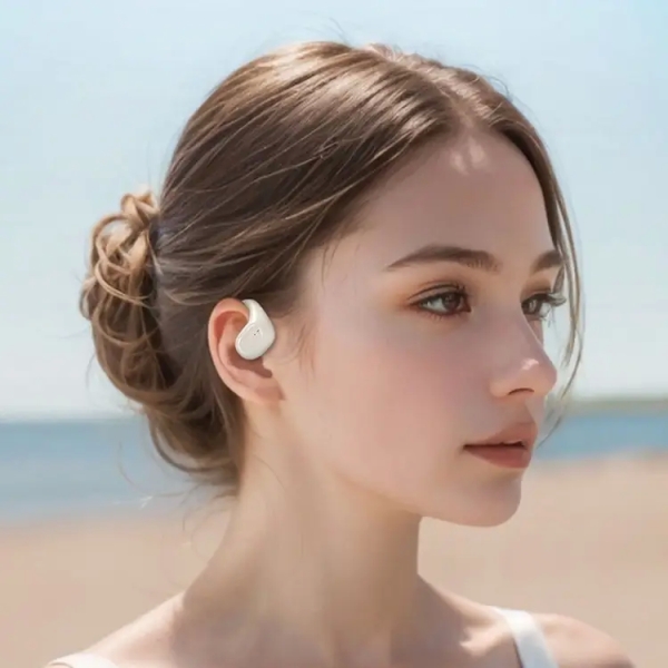 S200 Black Bluetooth 5.4 TWS Wireless Headphones With LED Power Display