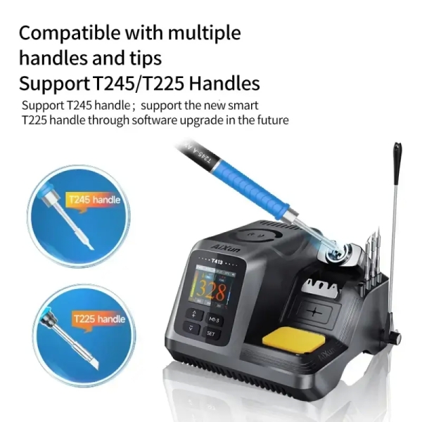 AIXUN T413 Integrated Soldering Station With T245/T225 Handle