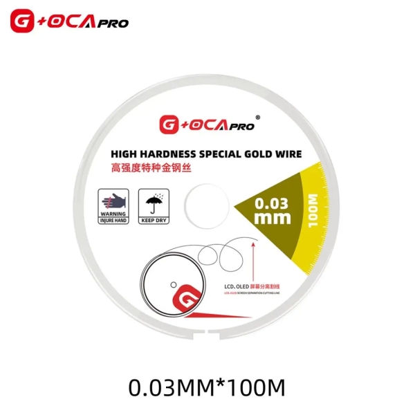 G+OCA PRO Gold Cutting Screen Separation Wire 100m