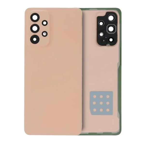 Back Glass With Camera Lens For Samsung Galaxy A33 5G A336 (Peach)