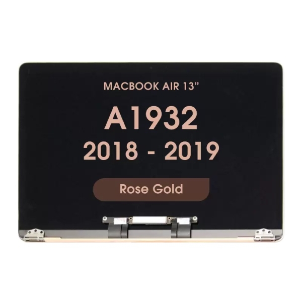 Original Complete LCD Display Assembly For MacBook Air 13" (A1932) (Late 2018 - Early 2019) (Rose Gold)