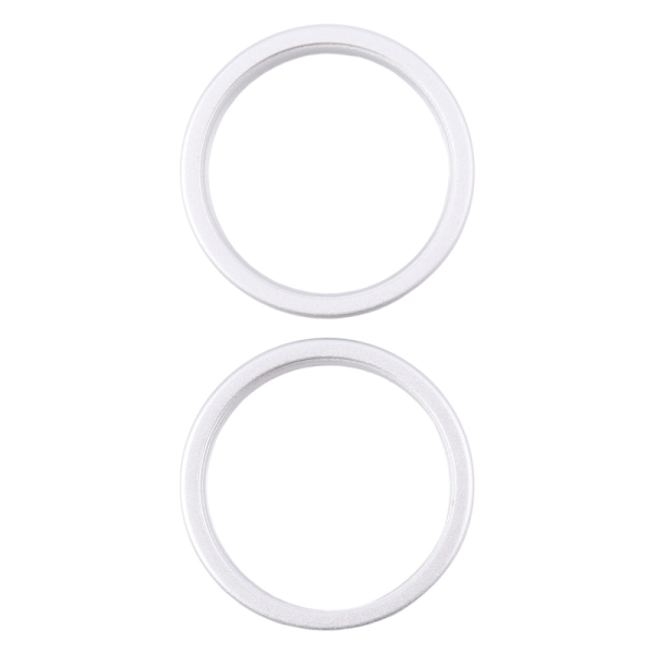 Rear Camera Glass Lens Metal Outside Protector Hoop Ring for iPhone 16 (2pcs)