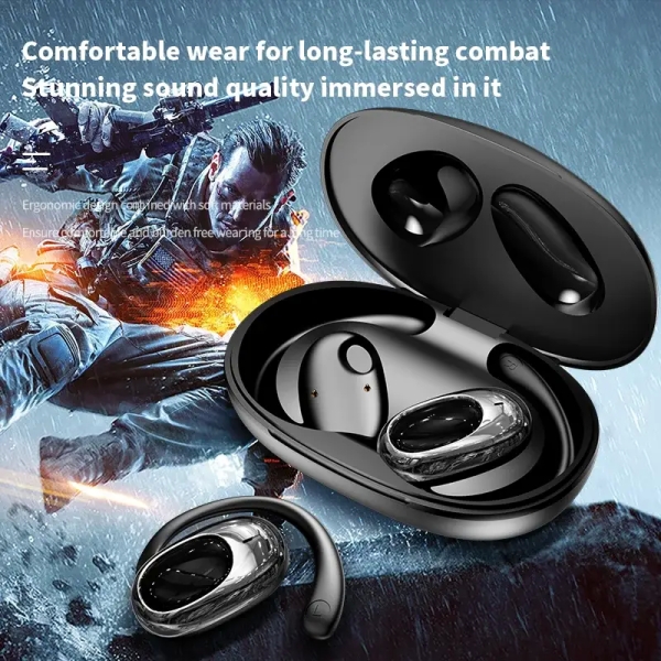 YX39 OWS Bluetooth 5.4 Ear Hang Wireless Headphones With Intelligent Display