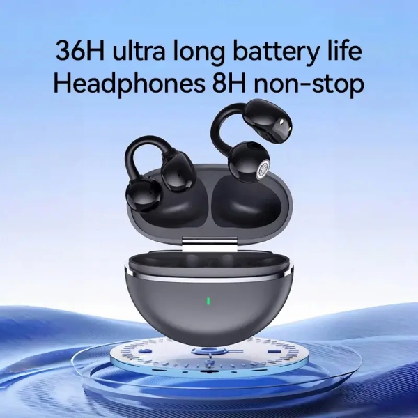 G126 ENC Bluetooth 5.4 Wireless Headphones Ear Clip Open Headsets