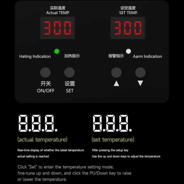 Mechanic HT-34 Intelligent Double-Display Constant Temperature Heating Platform