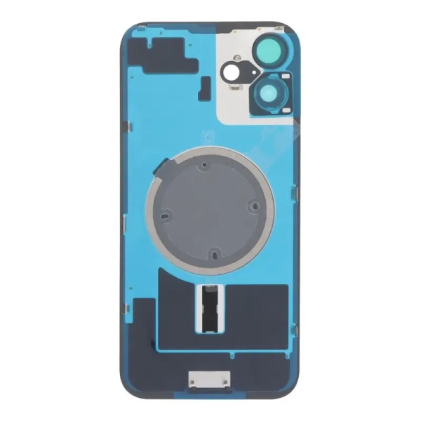 Back Glass Cover w/ Camera Lens Plus Magnet for iPhone 16 Plus - Teal