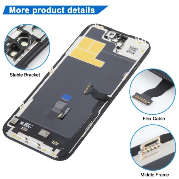 LCD Display Touch For IPhone 14 Pro - Remove IC / FHD JK (Incell)