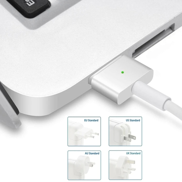 A1436 45W 14.85V 3.05A 5 Pin MagSafe 2 Power Adapter for MacBook, Cable Length: 1.6m (EU Plug)