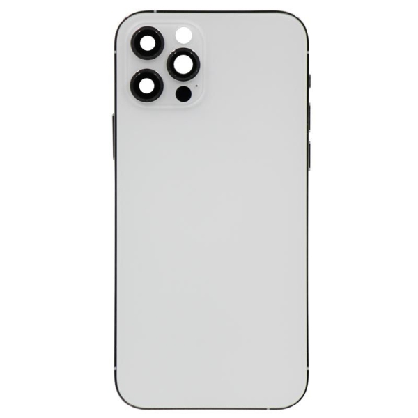 Back Housing For iPhone 12 Pro (Silver) (Original Pull) (Grade A)