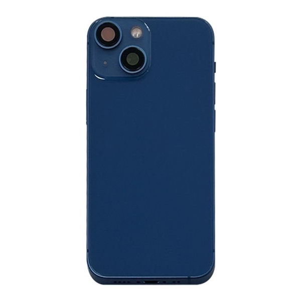 Back Housing With Parts For iPhone 12 Mini (Blue) (Original Pull) (Grade A)