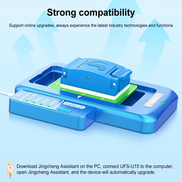 JCID U15 UFS Nand Read / Write Programmer For Android (BGA153/ BGA 254 / BGA 297)