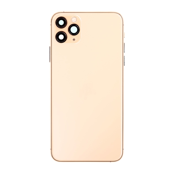 Back Housing With Parts For iPhone 11 Pro Max- Gold OEM