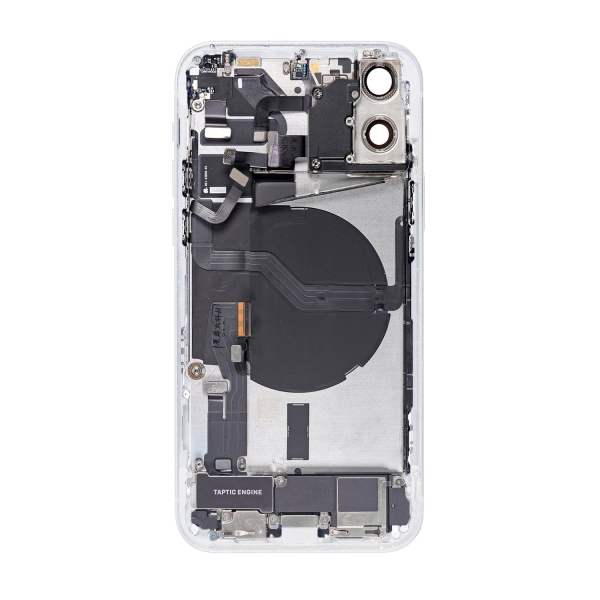 Back Housing With Parts For iPhone 12 Mini- White OEM