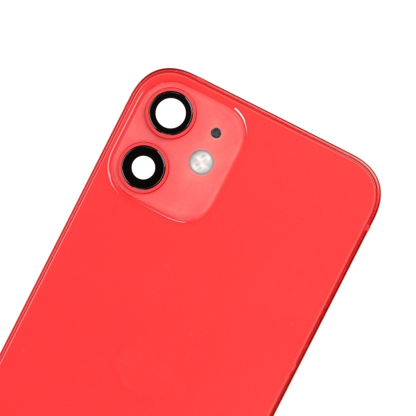 Back Housing With Parts For iPhone 12 Mini- Red OEM