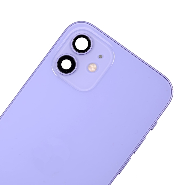 Back Housing With Parts For iPhone 12 Mini- Purple OEM