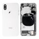 Back Housing With Parts For iPhone X- Silver OEM