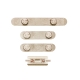 For iPhone Xs Side Buttons Set (4pcs/set)- Gold