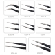 BEST BST-15 Precision Anti-static ESD Stainless Steel Tweezers