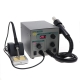 Quick 706W+ 580W LED Digital Display 2 In 1 Hot Air SMD Rework Station Soldering Station Iron Heat Gun Kit