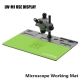 Luowei LW-M1 LW-M2 Multi-function Microscope Repair Tin Planting Platform with Silicone Pad