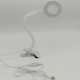 Adjustable 48 LED Eye Protection Desk Lamp Portable Clip Ring Light