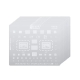 Amaoe 0.12mm BGA Reballing Stencil Set for iPhone 6 to 15 Pro Max Apple A8 to A17