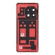 Back Cover Glass with Camera Lens and Bezel + Adhesive for OnePlus 11R - Red