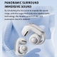 V12 White Bluetooth 5.3 Wireless Headphones Ear Clip Headphones Open Headsets