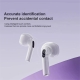 W12 White ENC Bluetooth 5.4 Wireless Headphones With Intelligent Display