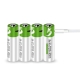 1.5V Type-C No.5 double A lithium ion USB Rechargeable AA Battery (4pcs/pack)