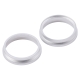 Rear Camera Glass Lens Metal Outside Protector Hoop Ring for iPhone 16 (2pcs)