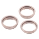 Rear Camera Glass Lens Metal Outside Protector Hoop Ring for iPhone 16 Pro Max (3pcs)