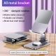 Q10 Aluminum Alloy 360° Rotation Portable Foldable Desktop Live Tablet Phone Holder