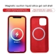 For iPhone 16 Plus Liquid Silicone Full Coverage MagSafe Phone Case(Wine Red)