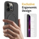 For iPhone 14 Pro Max Liquid Silicone MagSafe Magnetic Phone Case with Ring Holder(Carbon Black)